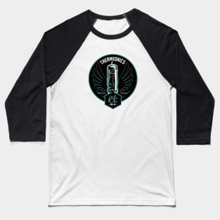 Winged EL84 vacuum tube emblem Baseball T-Shirt